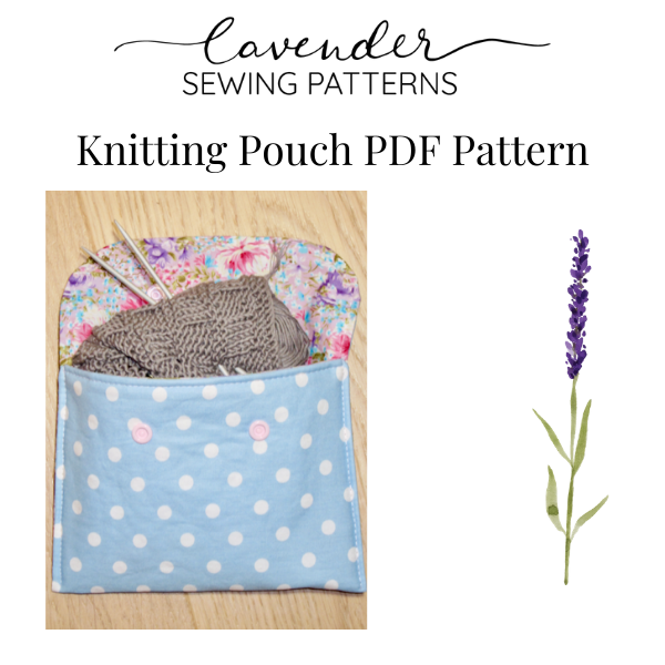 Knitting Pouch PDF Pattern